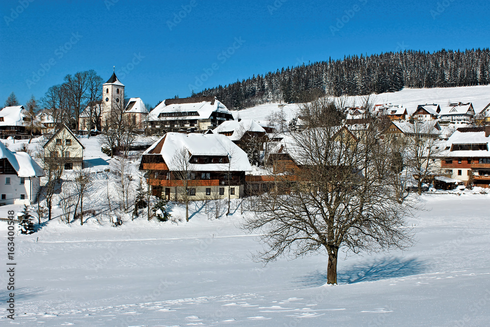 Winter in Breitnau in the Black Forest, Germany Winter in Breitnau in the Black Forest, Germany