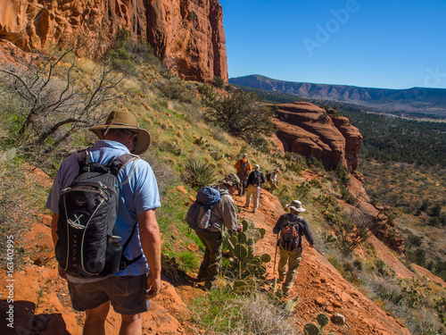 Hiking the Sedona red rock country