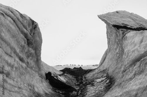 Myrdalsjokull Glacier, Iceland photo