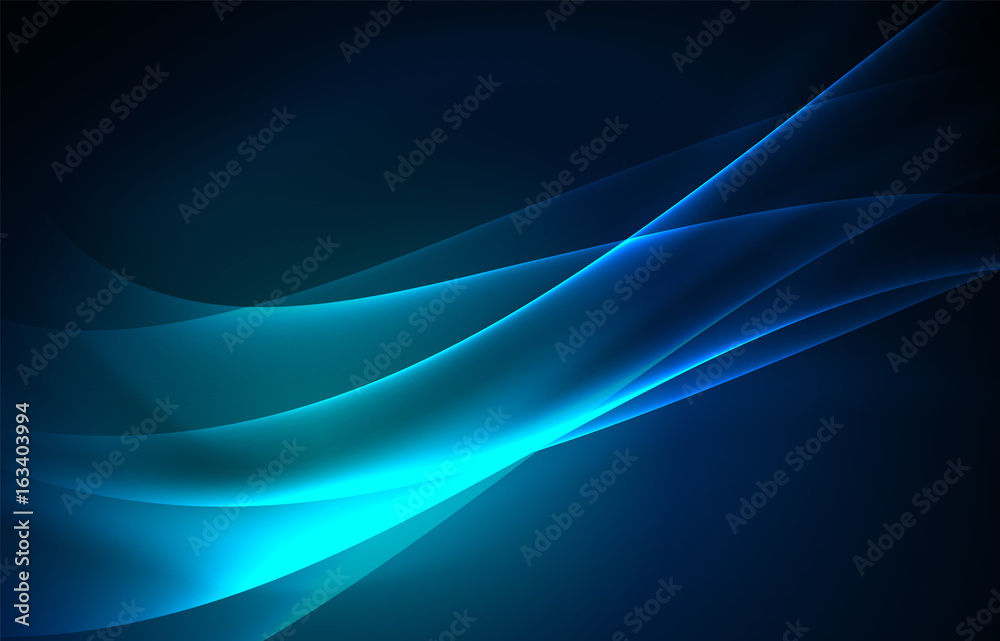 Vector polar lights concept background
