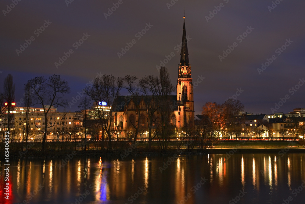 Epiphany church in Frankfurt am Main. Germany