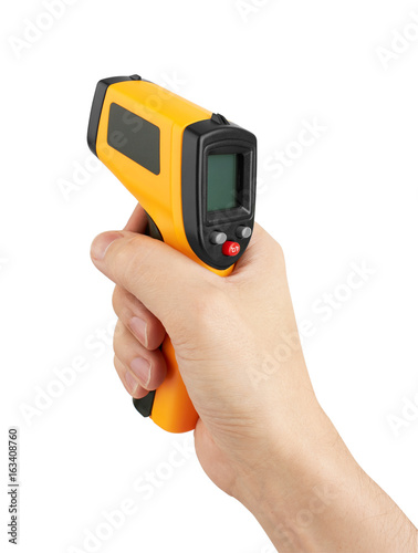 Infrared laser thermometer