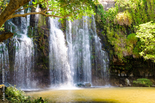 Llanos de Cortez Waterfall shot in Costa Rica  Guanacaste province .