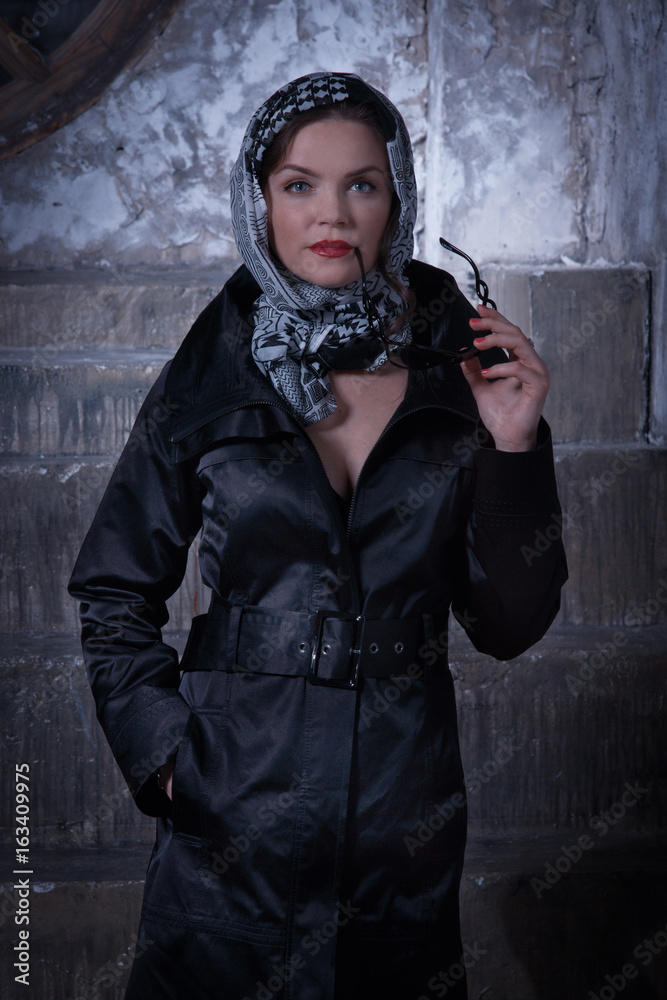 Retro styled fashion portrait of a woman Retro styled fashion portrait of a woman