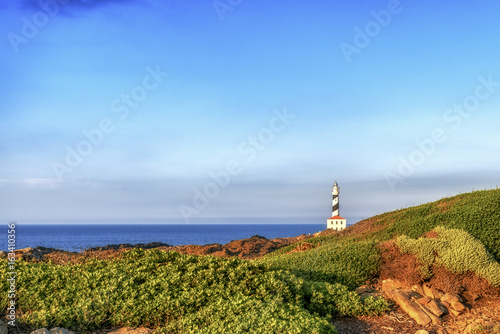 Sunrise at Favaritx lighthouse photo