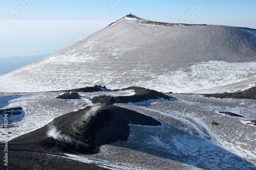 Montagnola In Winter Etna Park, Sicily photo