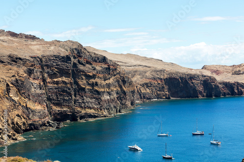 Beautiful landscape at the Ponta de Sao Lourenco, the eastern part of Madeira, Portugal © wjarek