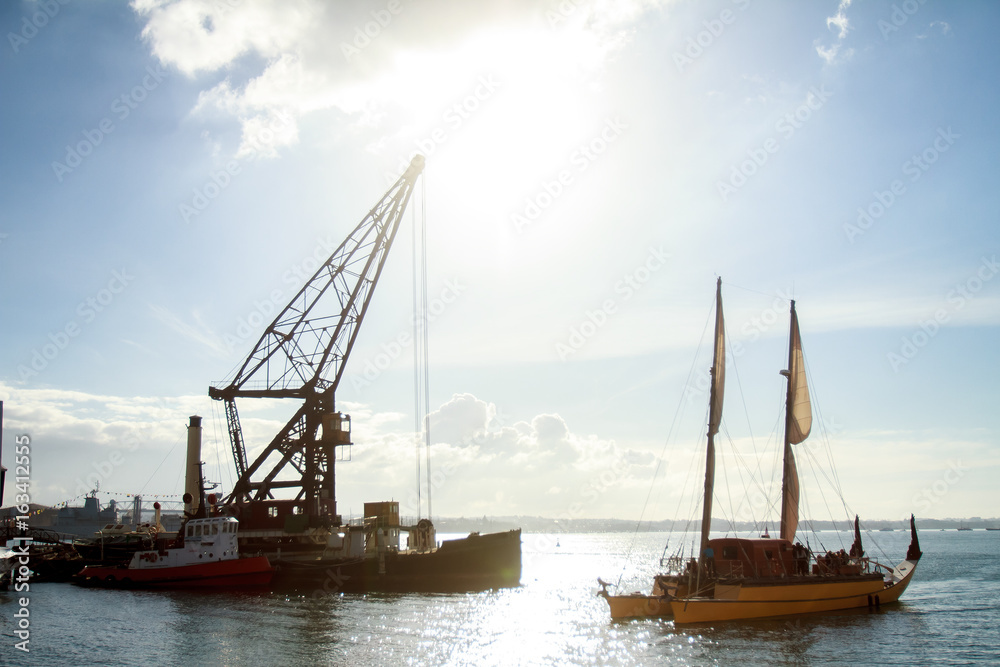 ships in port