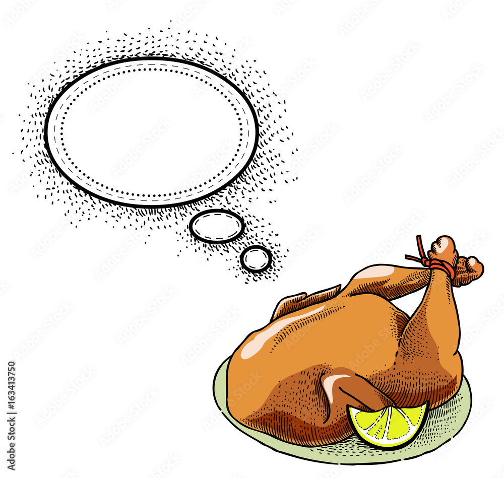 Cartoon Cooked Turkeys