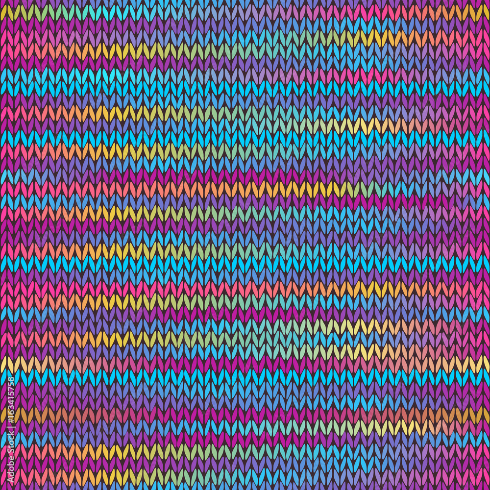 Style Seamless Knitted Melange Pattern Style Seamless Knitted Melange Pattern