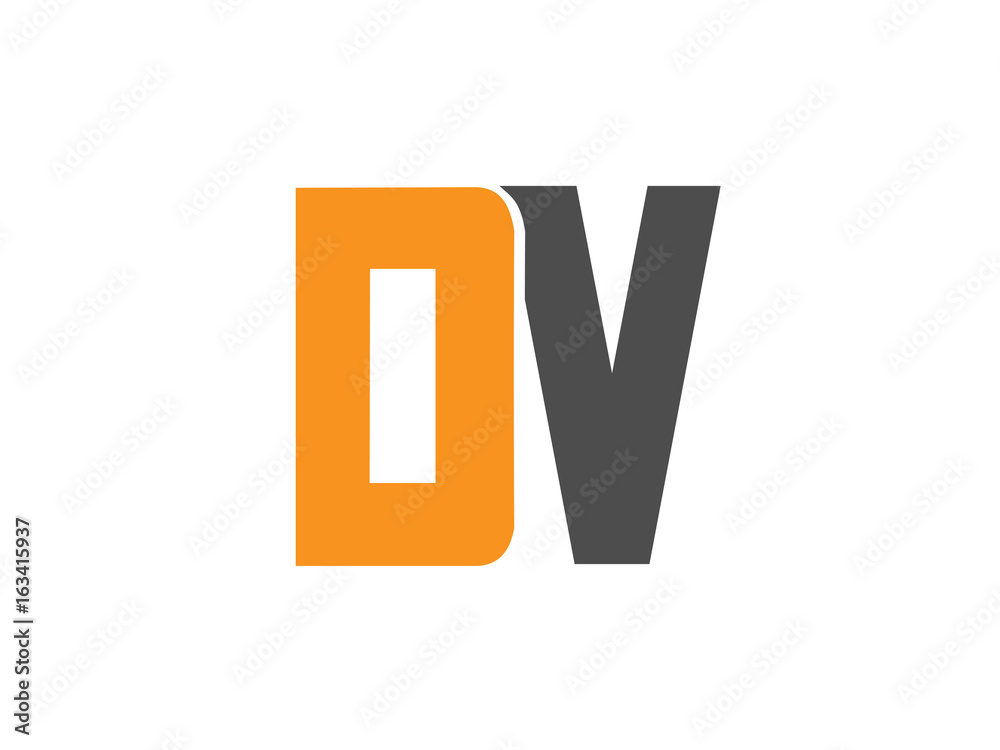 DV Initial Logo for your startup venture DV Initial Logo for your startup venture