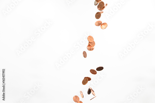 falling pennies