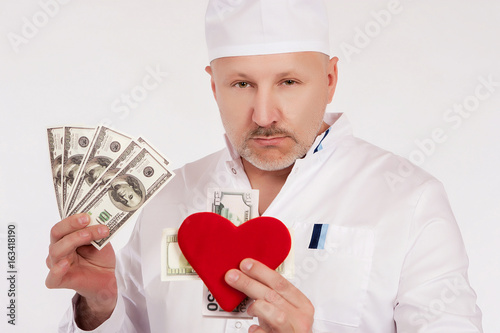 Paid medicine. The doctor p...