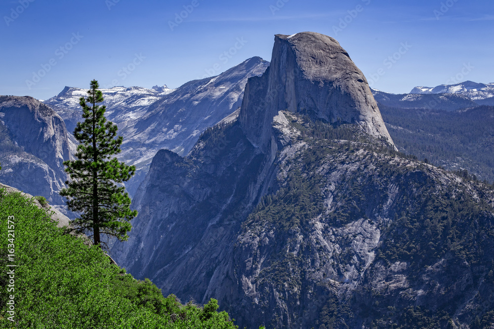 Half Dome from the panorama trail, Yosemite National Park, California, USA