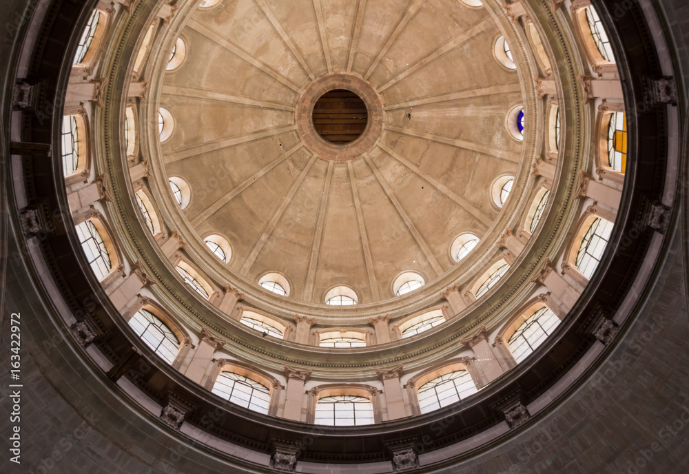 Dome detail from the interior