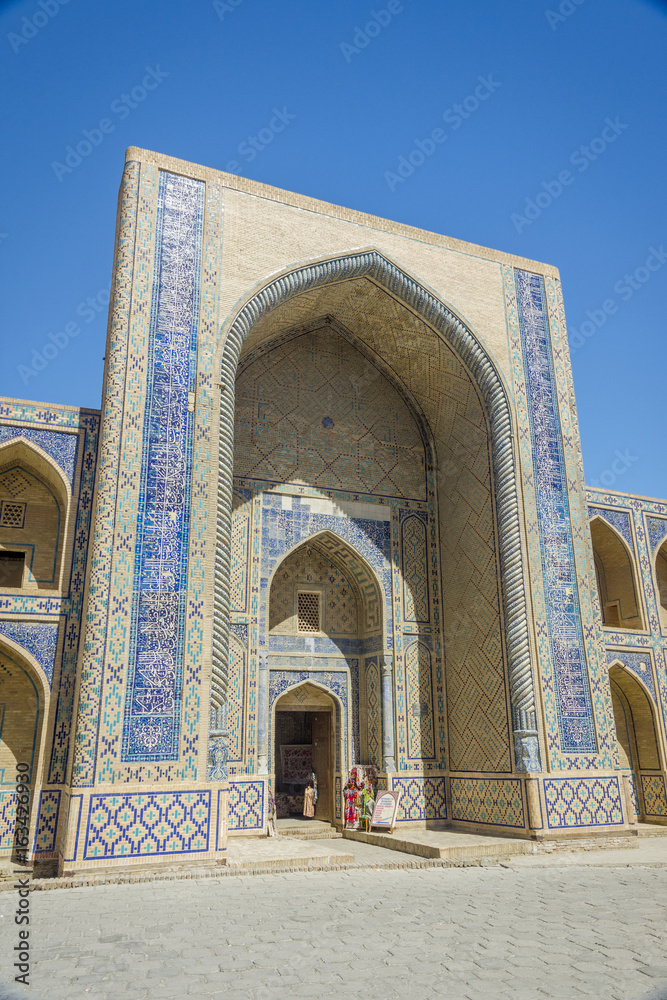 Entrance to madrassa, Bukhara