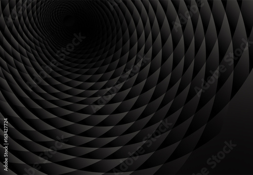 abstract spiral black background