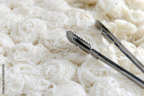 Roll white rice noodle, Asian Meal