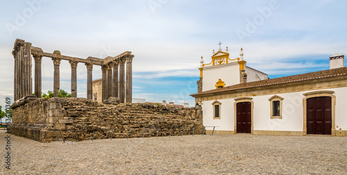 View at the Temple of Evora - Portugal