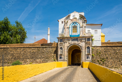 Gate and chapel of Conceicao in Elvas ,Portugal photo