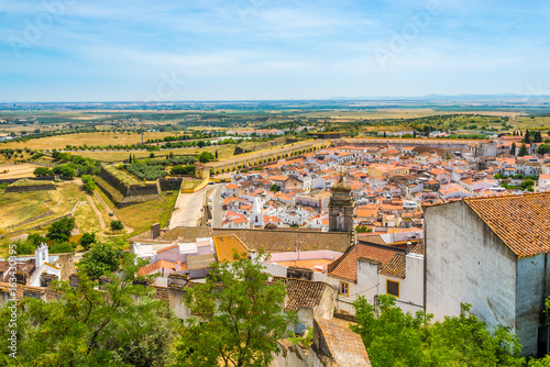 View of the surroundings of the old town of Elvas - Portugal