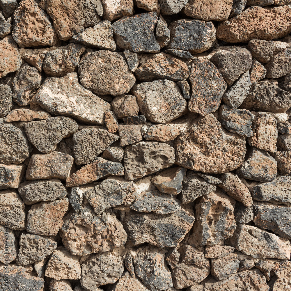 lava stone wall