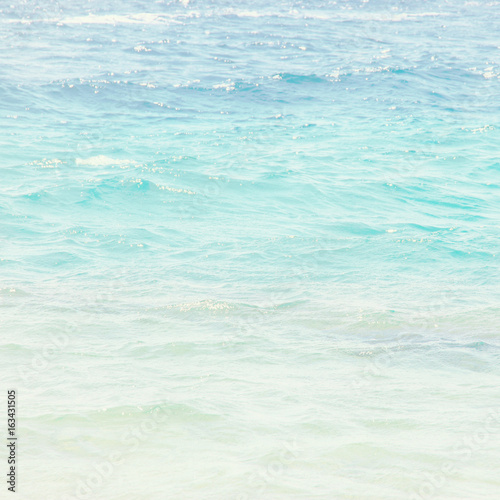 Abstract photo of tropical sea. Summer travel and vacation concept