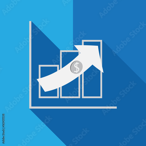 Salary / money increase icon sign symbol