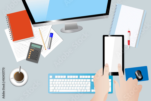 Business workplace concept