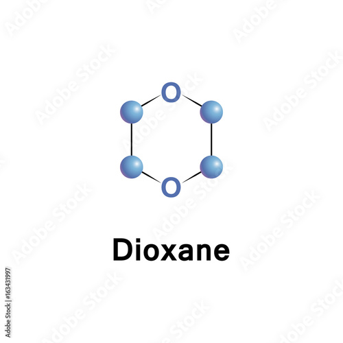 Dioxane is a heterocyclic organic compound, classified as an ether. It is a colorless liquid with a faint sweet odor similar to that of diethyl ether. 