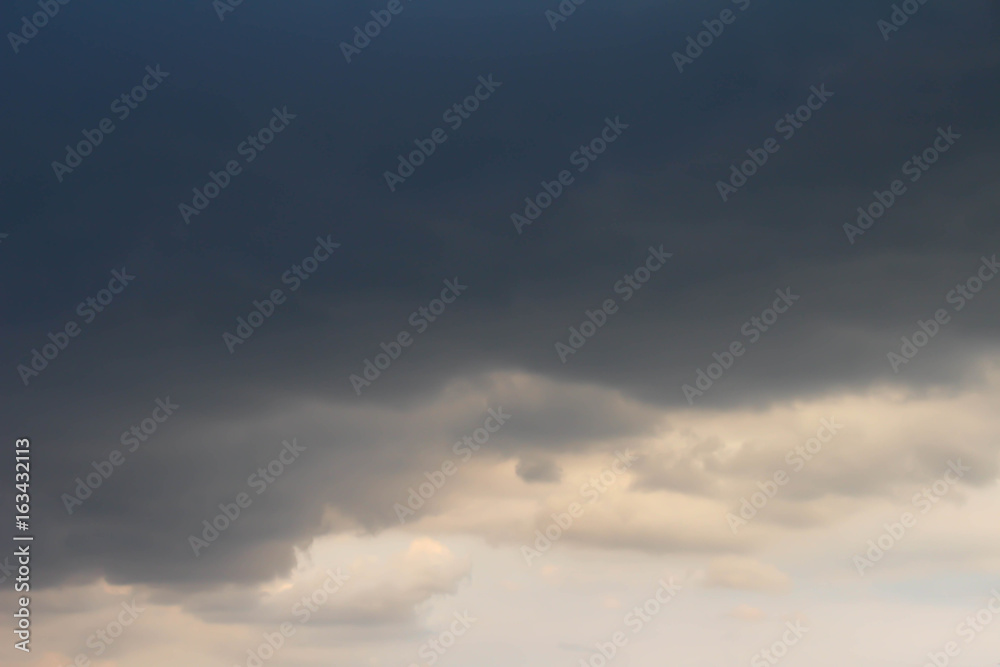 Obraz premium 灰色の雲