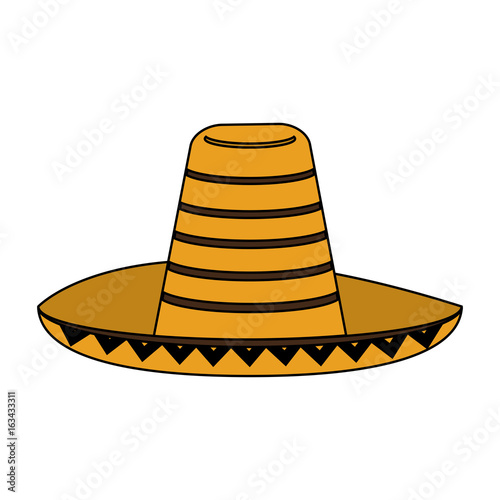 Mexican hat vector illustration