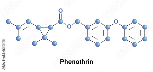 Phenothrin, also called sumithrin and d-phenothrin, is a synthetic pyrethroid that kills adult fleas and ticks. It has also been used to kill head lice in humans