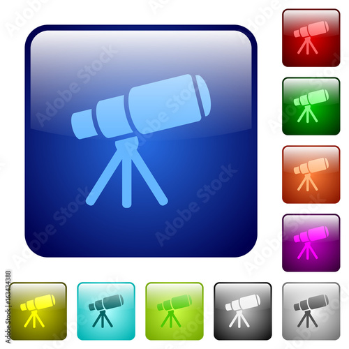 Space telescope color square buttons