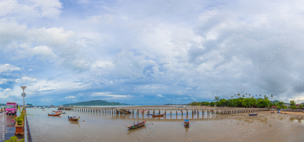 Fototapeta premium Chalong bay is the most important marina of Phuket