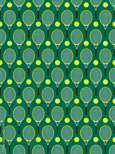 tennis rackets and balls