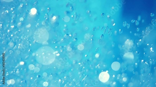 Wallpaper Mural Bubbles rising to the surface. Air bubbles in water in sea (underwater shot), good for backgrounds. Slow motion.
 Torontodigital.ca