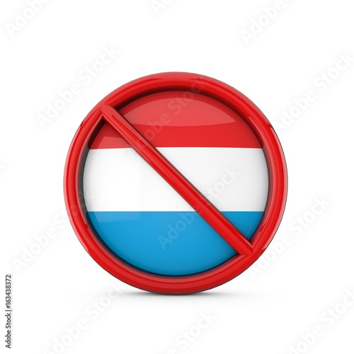 Luxembourg flag prohibited no entry symbol. 3D Rendering Free Download Luxembourg flag prohibited no entry symbol. 3D Rendering - GFXLoad