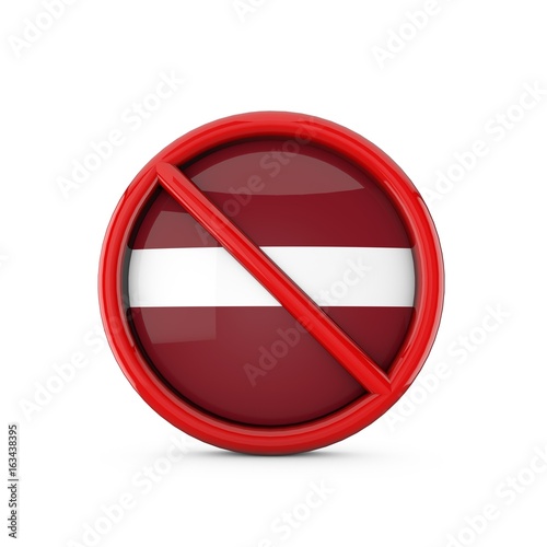 Latvia flag prohibited no entry symbol. 3D Rendering Free Download Latvia flag prohibited no entry symbol. 3D Rendering - GFXLoad
