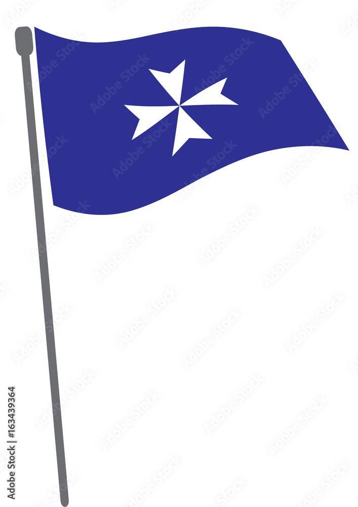 Flag of the Republic of Amalfi, ITALY - Flag Amalfi - Vector design simple Flag of the Republic of Amalfi, ITALY - Flag Amalfi - Vector design simple