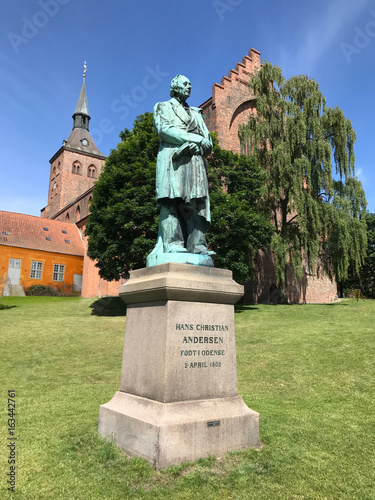 The Fairytale garden in Odense, Denmark photo