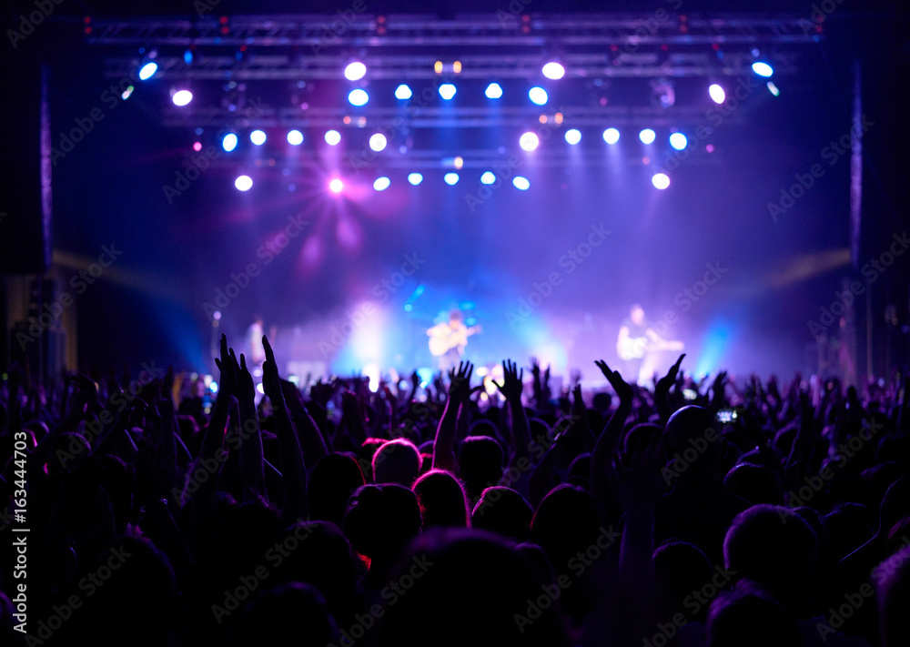 Obraz premium Scena, światło koncertowe.