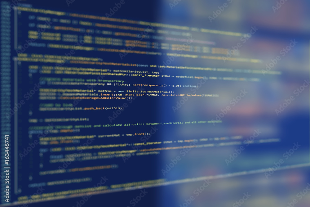 Programmcode Quellcode Programmierung Background Stock-Illustration ...