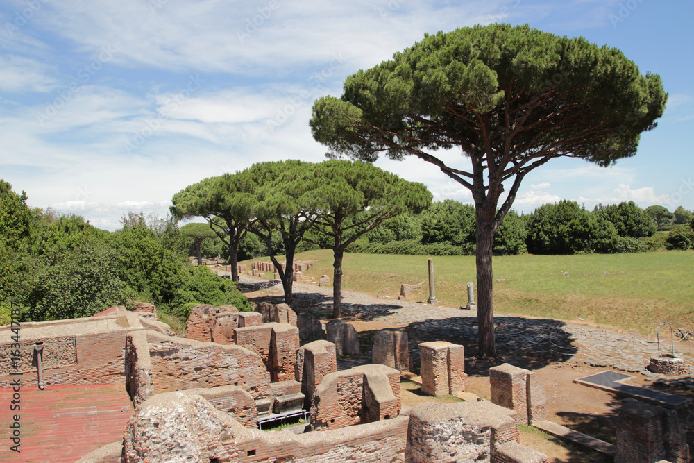 Fototapeta premium Ostia Antica ancient Roman town