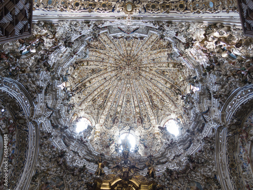 Baroque cupola in San Mateo church, Lucena; Andalusia, Spain
