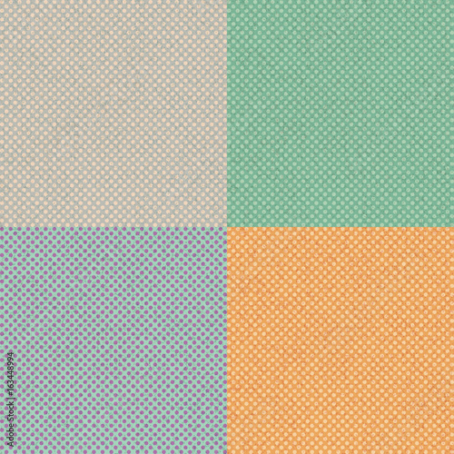 Retro vintage seamless textured pattern with simple geometric forms
