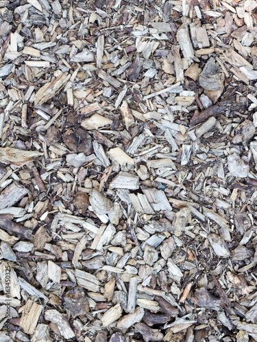 Pile of wooden chips