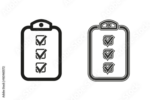 Checklist vector icon.