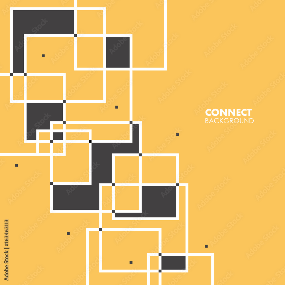 Overlapping squares background. Vector illustration Overlapping squares background. Vector illustration