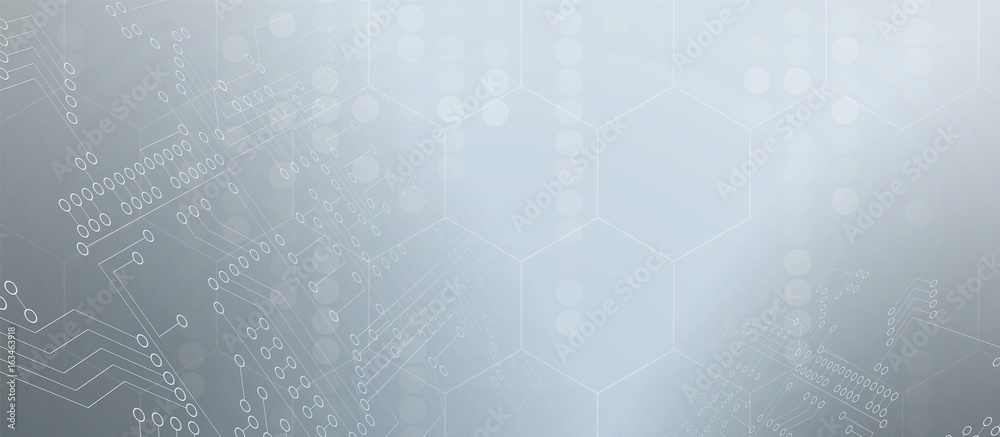 Obraz premium abstract futuristic circuit computer internet technology board business background